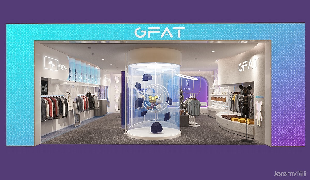 广州GFAT潮牌服装VI&SI系统设计（图ZMzM5ODQ0MTIw） - 商业空间设计 - 站酷设计师简米中国原创素材 - 站酷ZCOOL
