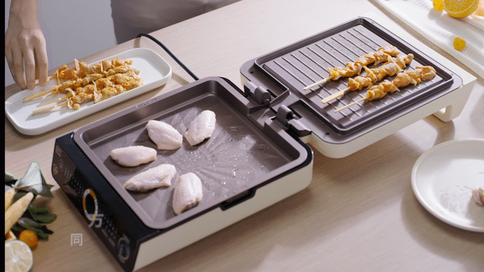 产品小视频丨乐趣⤬美的 "小方" 电饼档