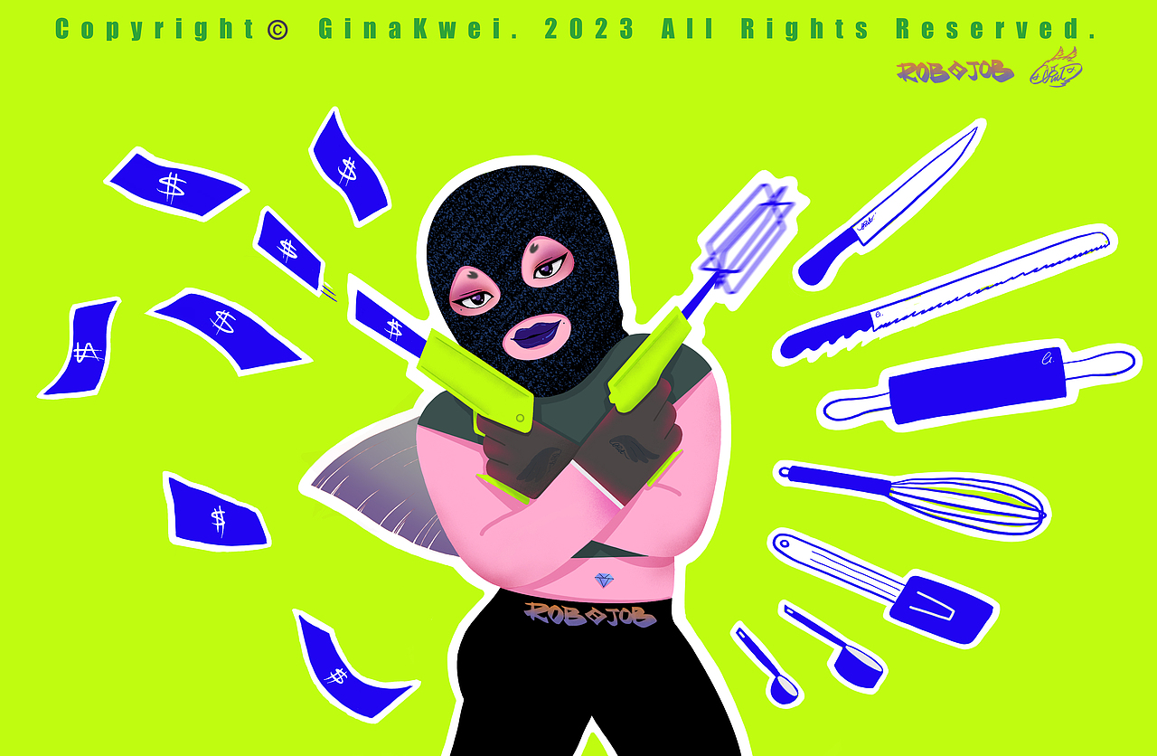 原创IP插画--- 反骨少女