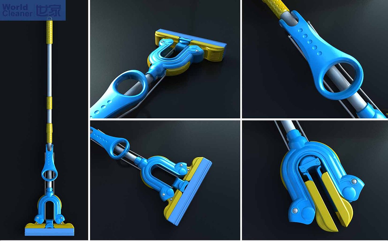 2008年7月胶棉拖把设计