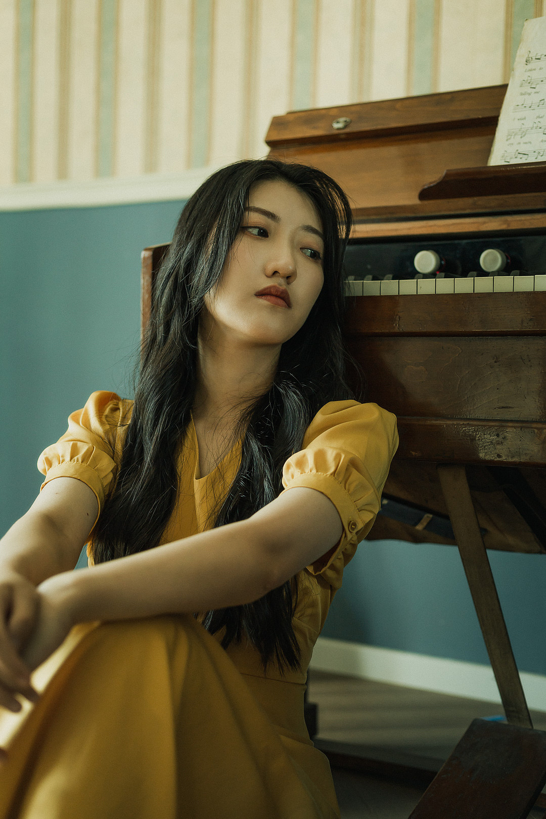 复古感少女写真