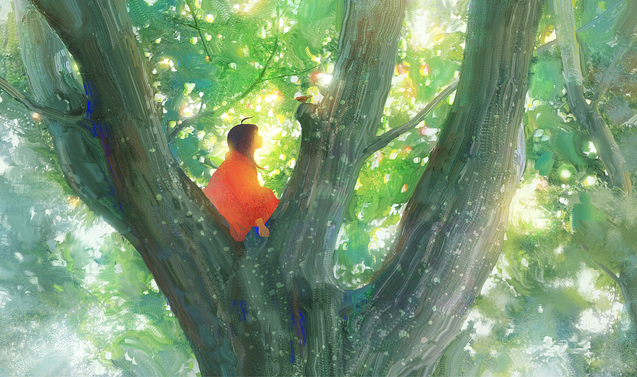 作品合集|《清秋与苦夏》（图ZMzUzMTM2NDA0） - 艺术插画 - 站酷设计师肥猫加天使原创素材 - 站酷ZCOOL