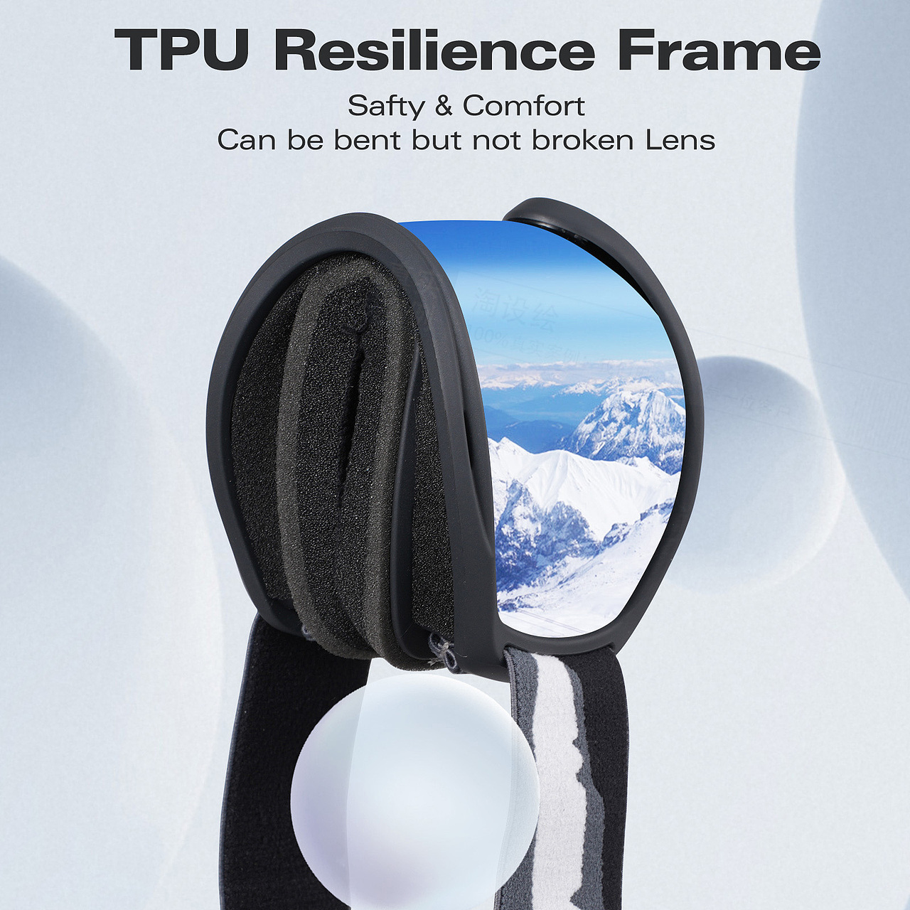 雪地眼镜滑雪镜产品图片拍摄亚马逊主图A+排版设计美工