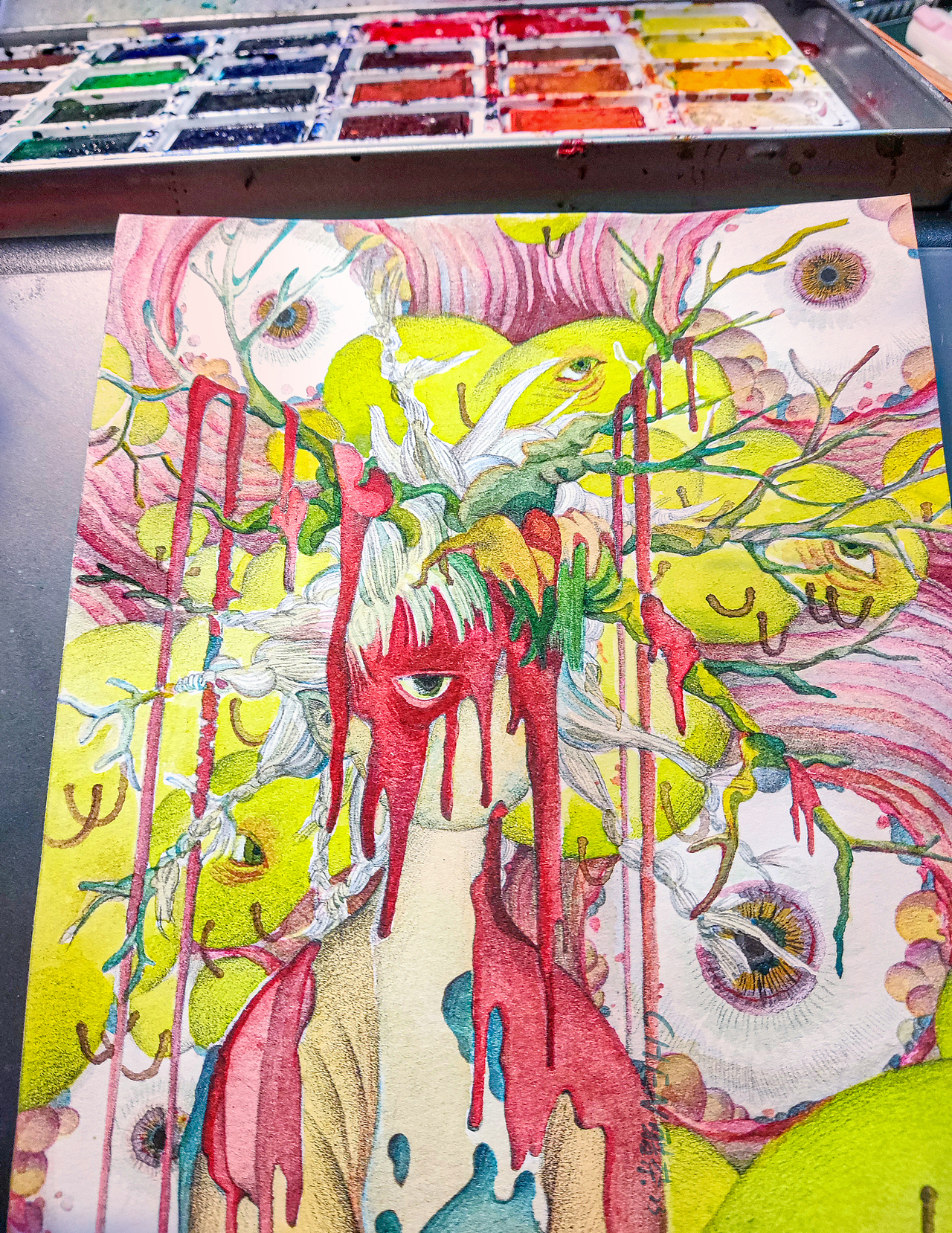 -蜕-（图ZMzYxODE1OTU2） - 艺术插画 - 站酷设计师CHEN醋茶原创素材 - 站酷ZCOOL