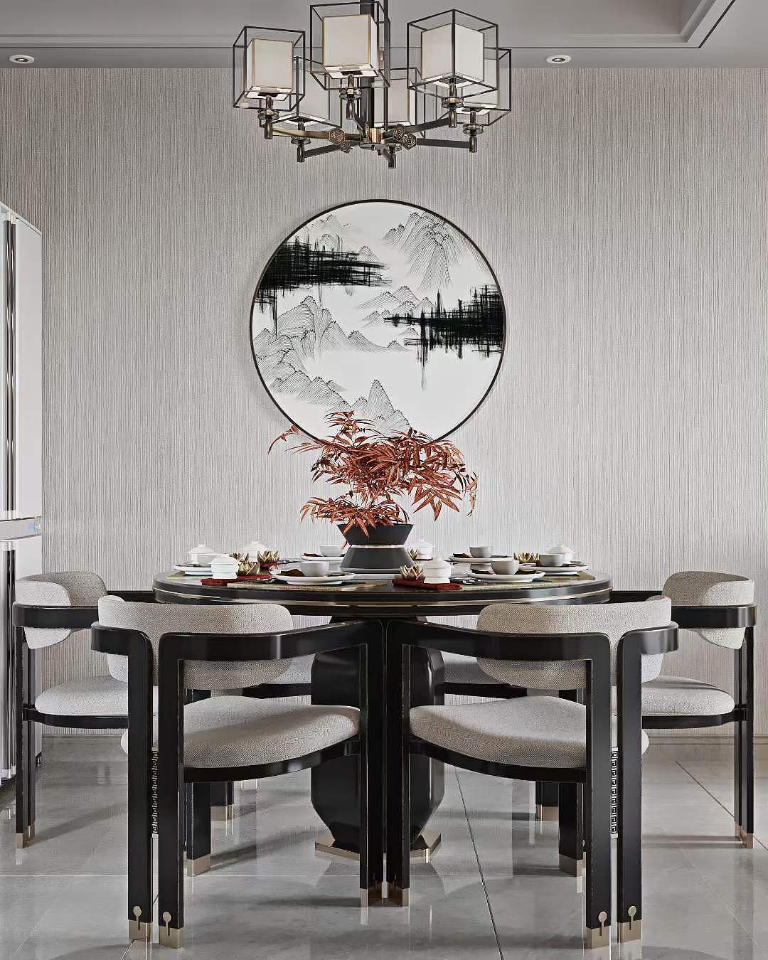 新中式|讲究空间层次和跳跃感