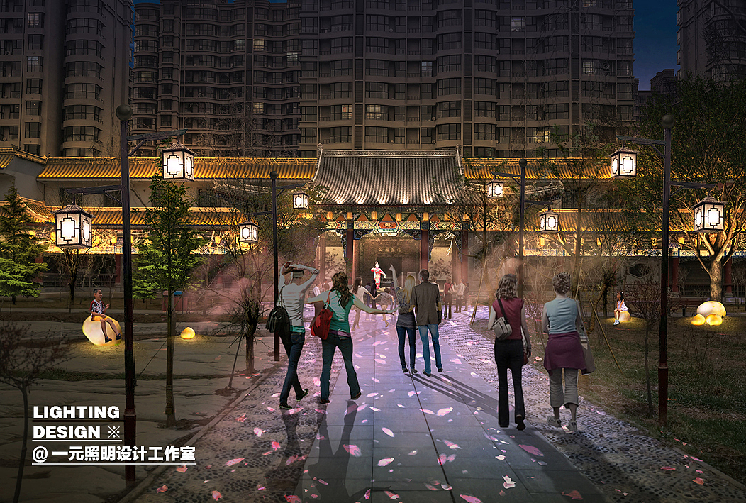 文旅照明 - 临夏东郊公园（图ZMzY2NTY4ODc2） - 景观设计 - 站酷设计师一元照明设计原创素材 - 站酷ZCOOL