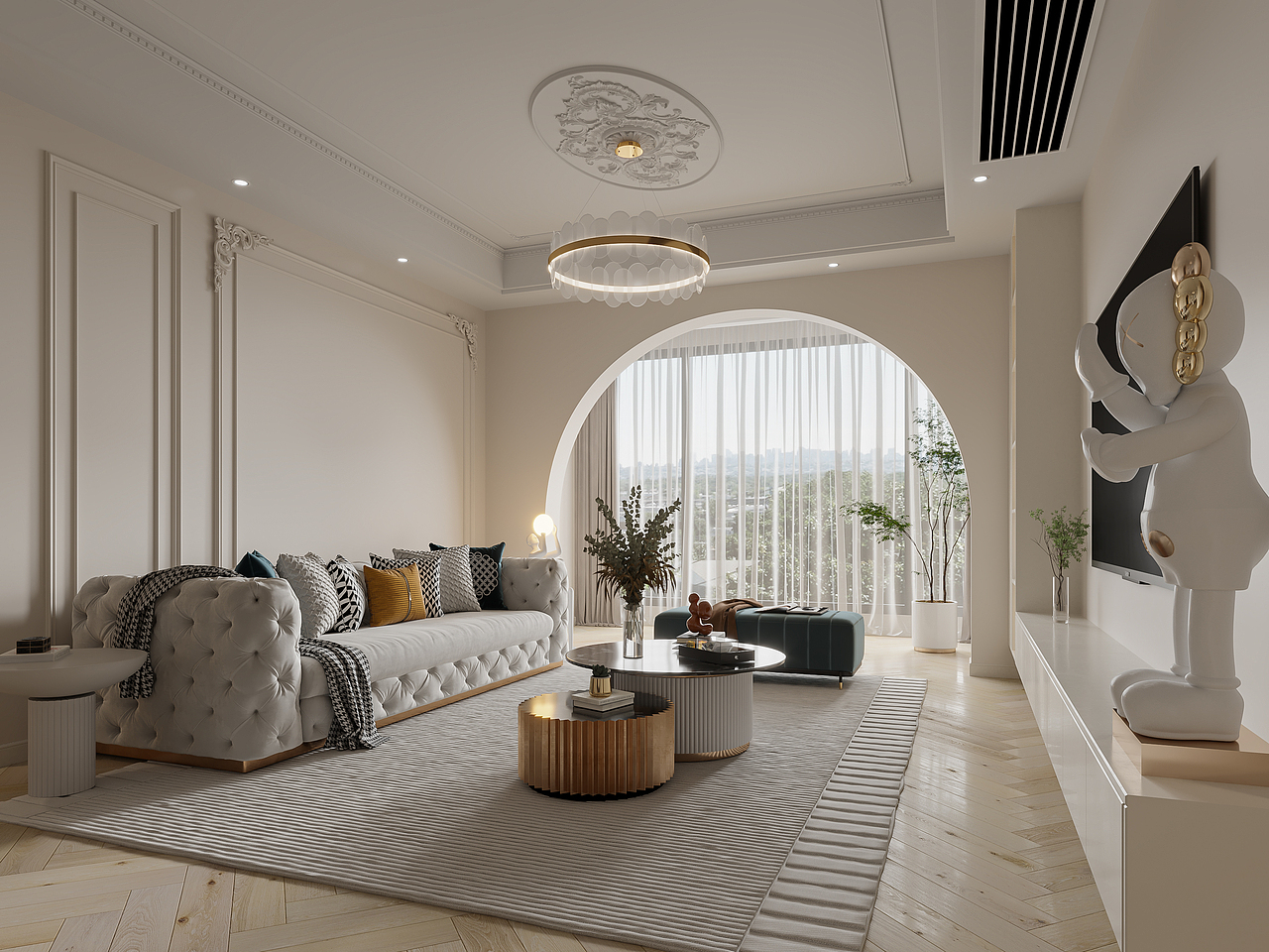 现代法式极简（图ZMjk4ODEzODMy） - 家装设计 - 站酷设计师承接室内效果图原创素材 - 站酷ZCOOL