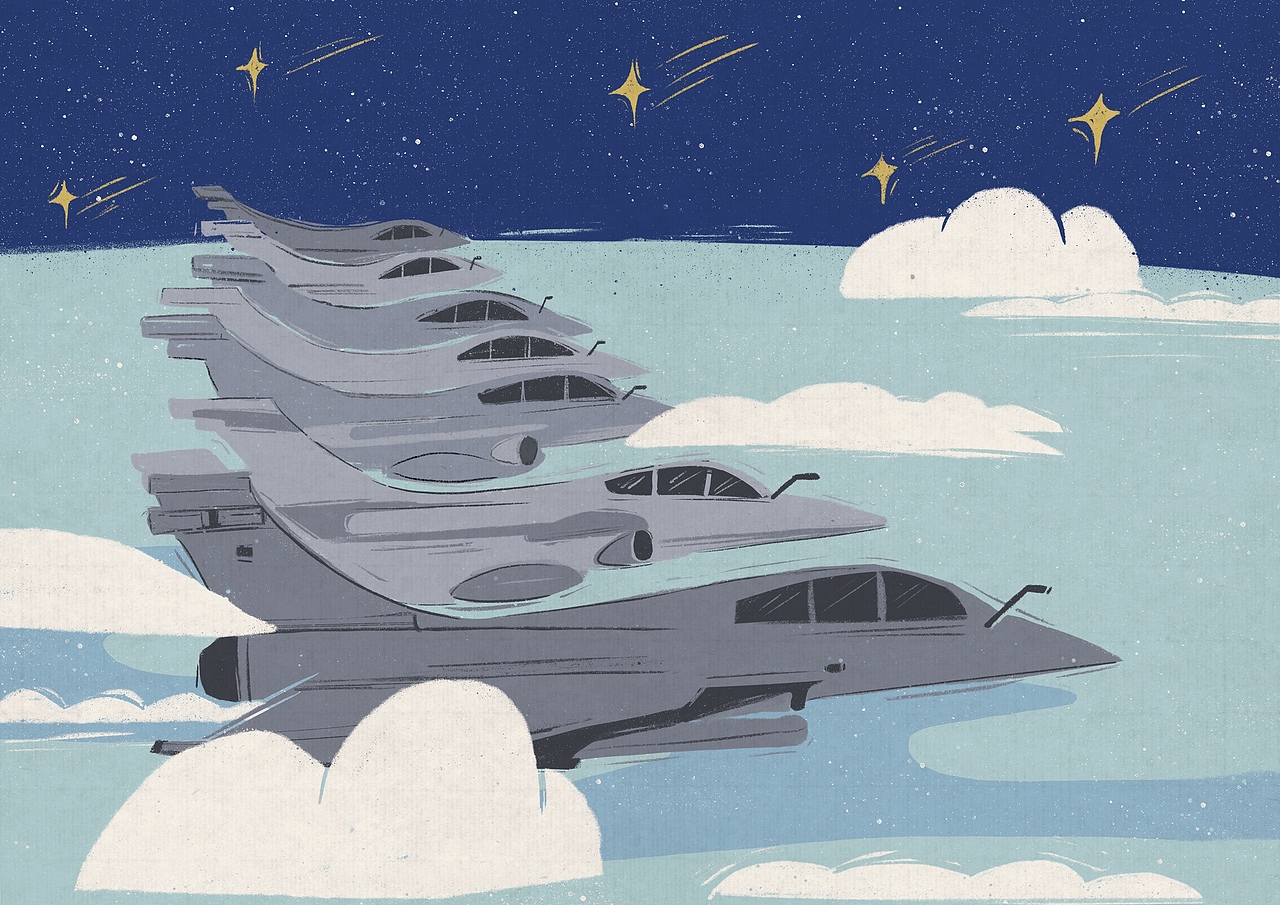 飞机插画（图ZMzQ2MDI3NzI4） - 商业插画 - 站酷设计师茉莉院子原创素材 - 站酷ZCOOL