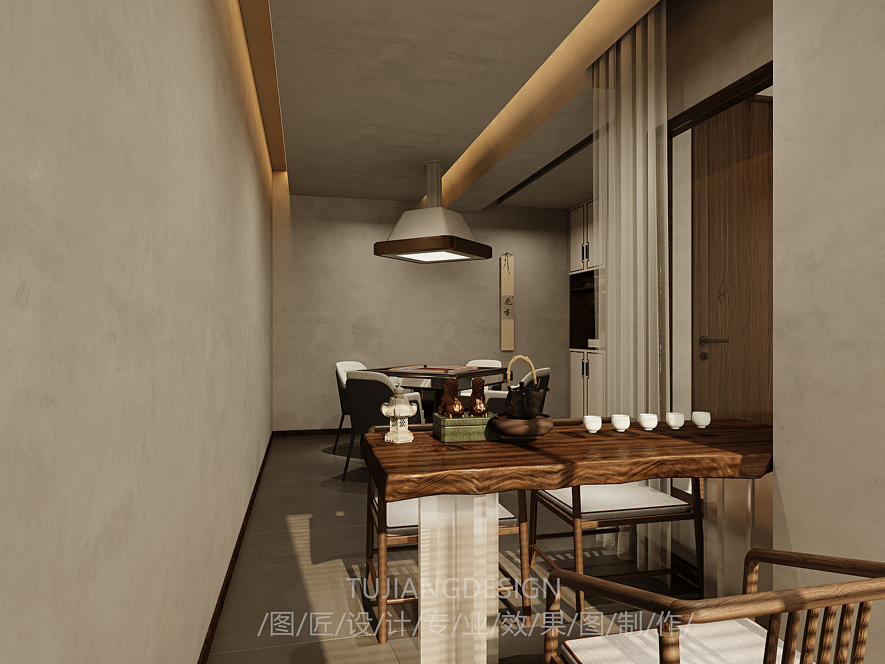 素雅简淡，茶香袅袅