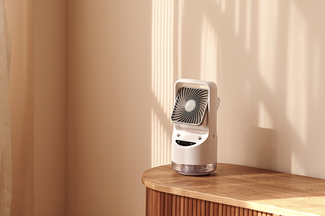 品牌案例丨维特世嘉水立方加湿风扇（图ZMzA3MTE4MDMy） - 产品摄影 - 站酷设计师白底图原创素材 - 站酷ZCOOL