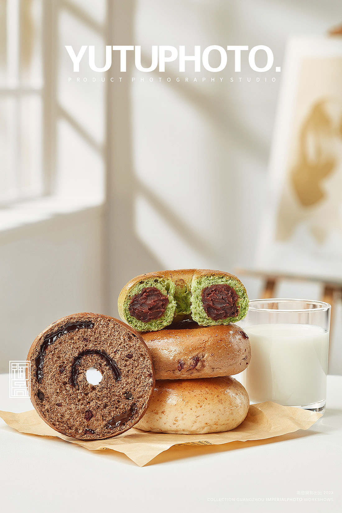 食品摄影 丨贝果面包（图ZMzU1NzgxNzQ4） - 产品摄影 - 站酷设计师广州御图摄影原创素材 - 站酷ZCOOL