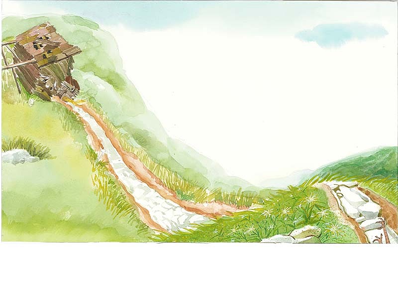 2年前的手绘练习，绘本，老屋（图ZMzI0MjAxNDEy） - 儿童插画 - 站酷设计师诺拉麻麻原创素材 - 站酷ZCOOL