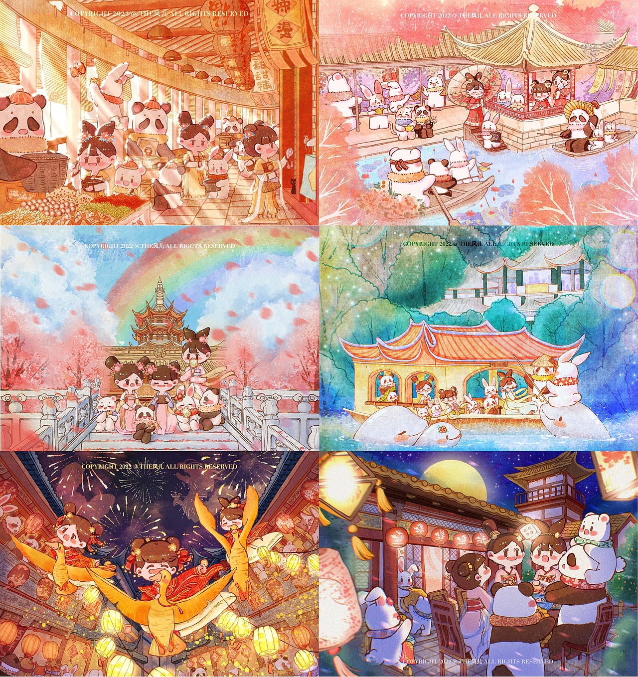 2022年插画合集（图ZMzI3NjY4ODQw） - 商业插画 - 站酷设计师The风儿原创素材 - 站酷ZCOOL