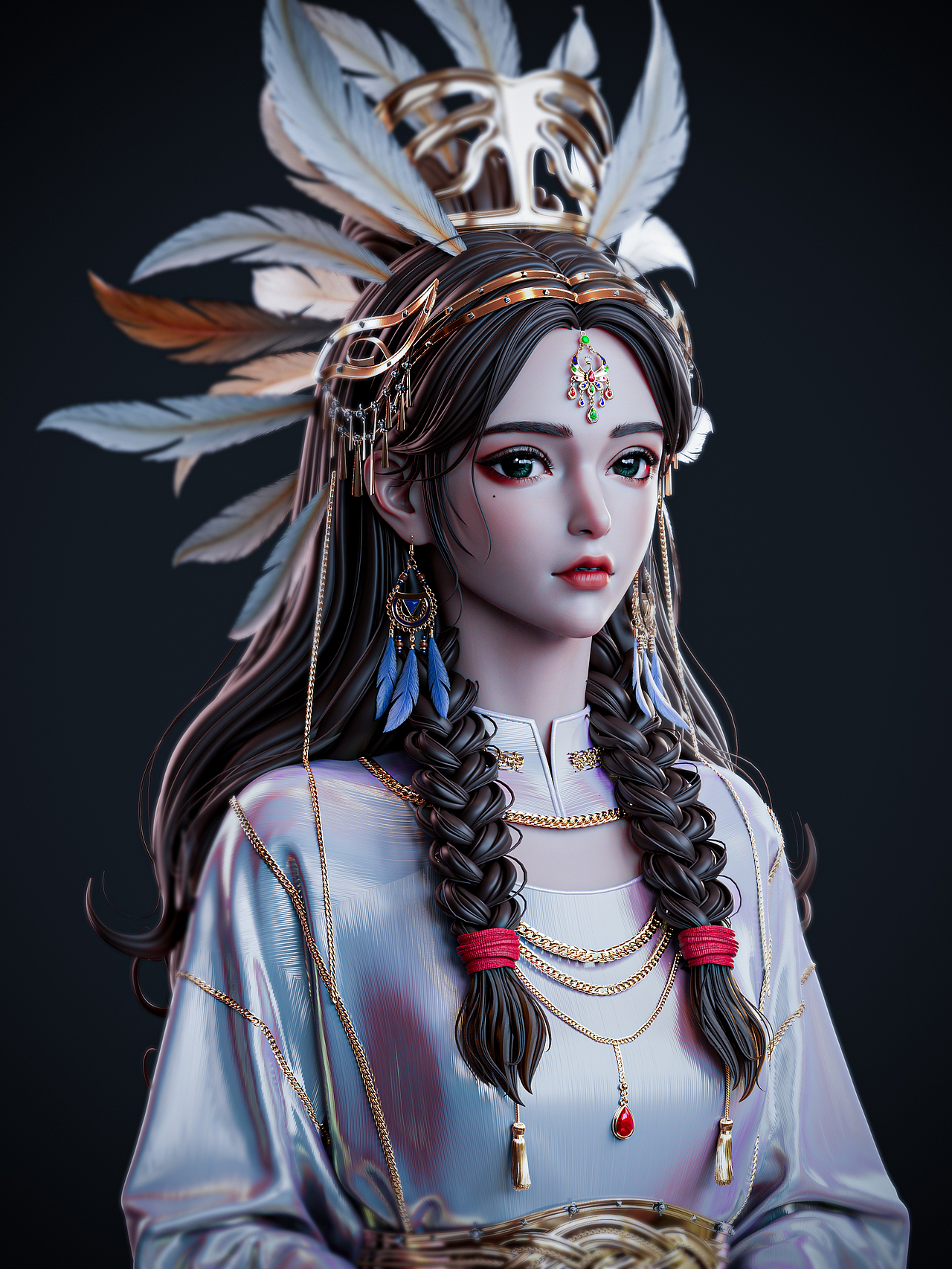 半身像（图ZMzQzNzU5MjQ4） - 人物/生物 - 站酷设计师小火火不是老司机原创素材 - 站酷ZCOOL