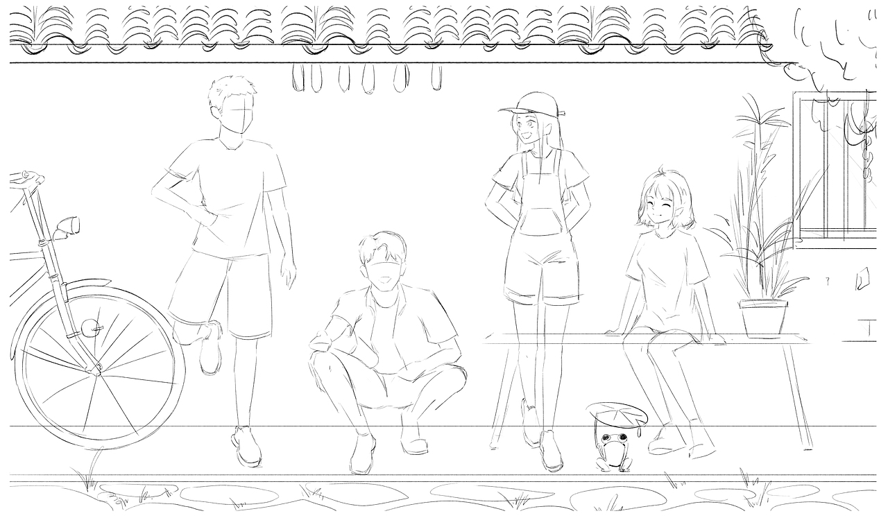 太阳雨（图ZMzQzMzIzMzQw） - 艺术插画 - 站酷设计师布衣李小白原创素材 - 站酷ZCOOL