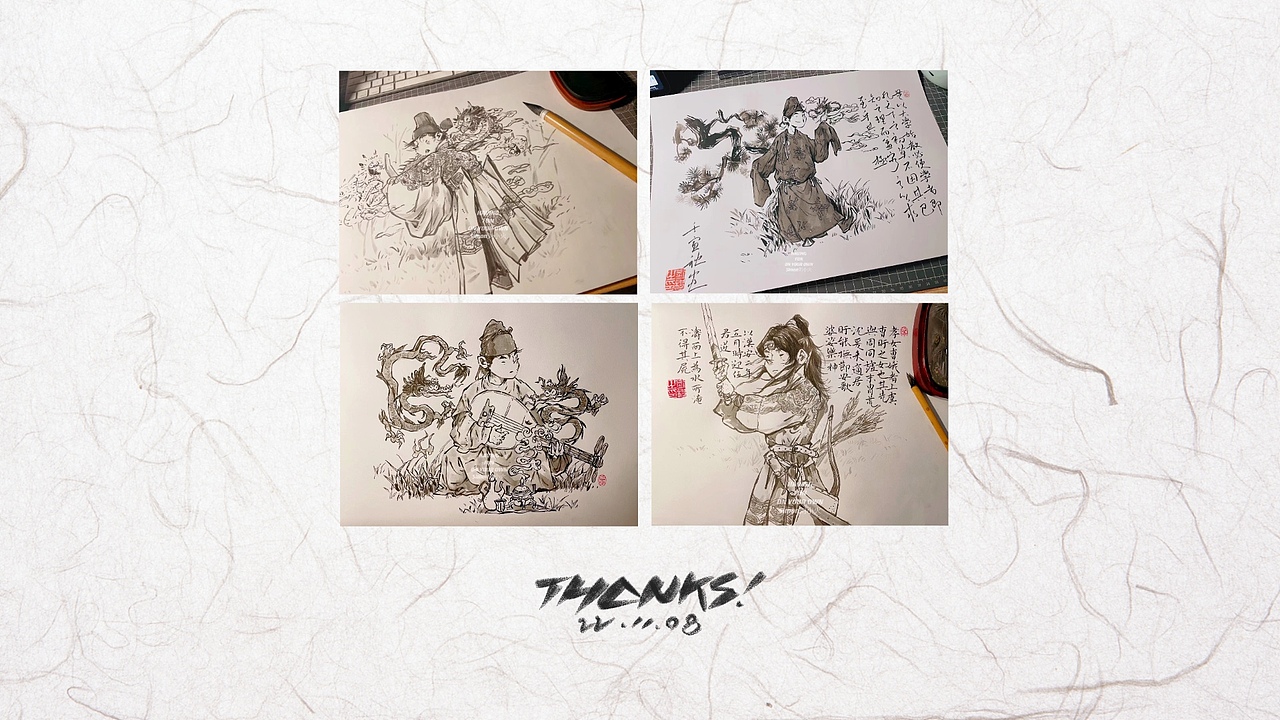 浅试一下国风插画马赛克（图ZMzIxNjkzMDg0） - 商业插画 - 站酷设计师Simon小火原创素材 - 站酷ZCOOL