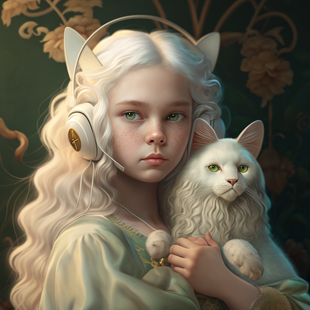 【AI绘画作品-001】Midjourney ▏猫咪