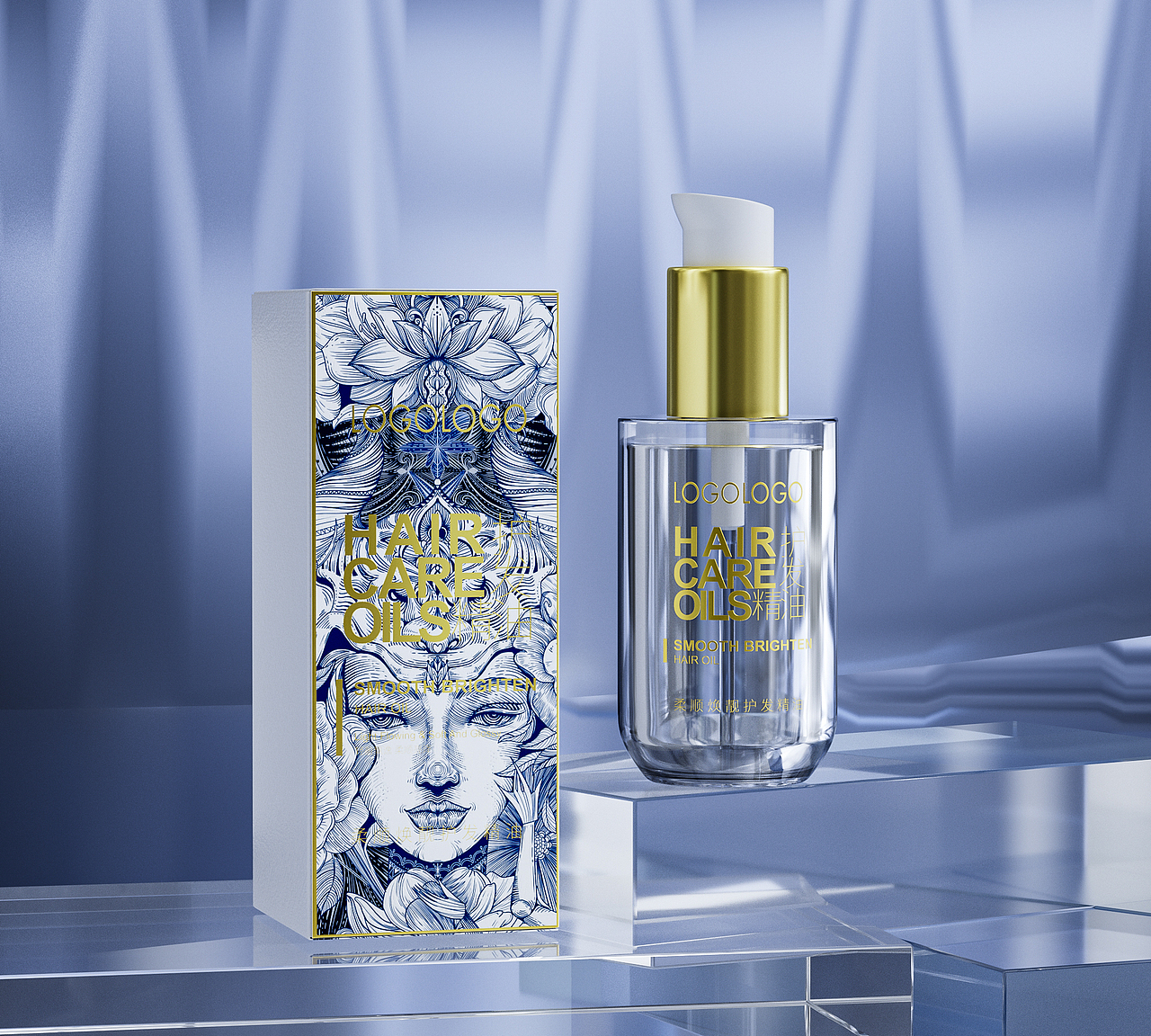 钢笔版画包装/玫瑰花/山茶花