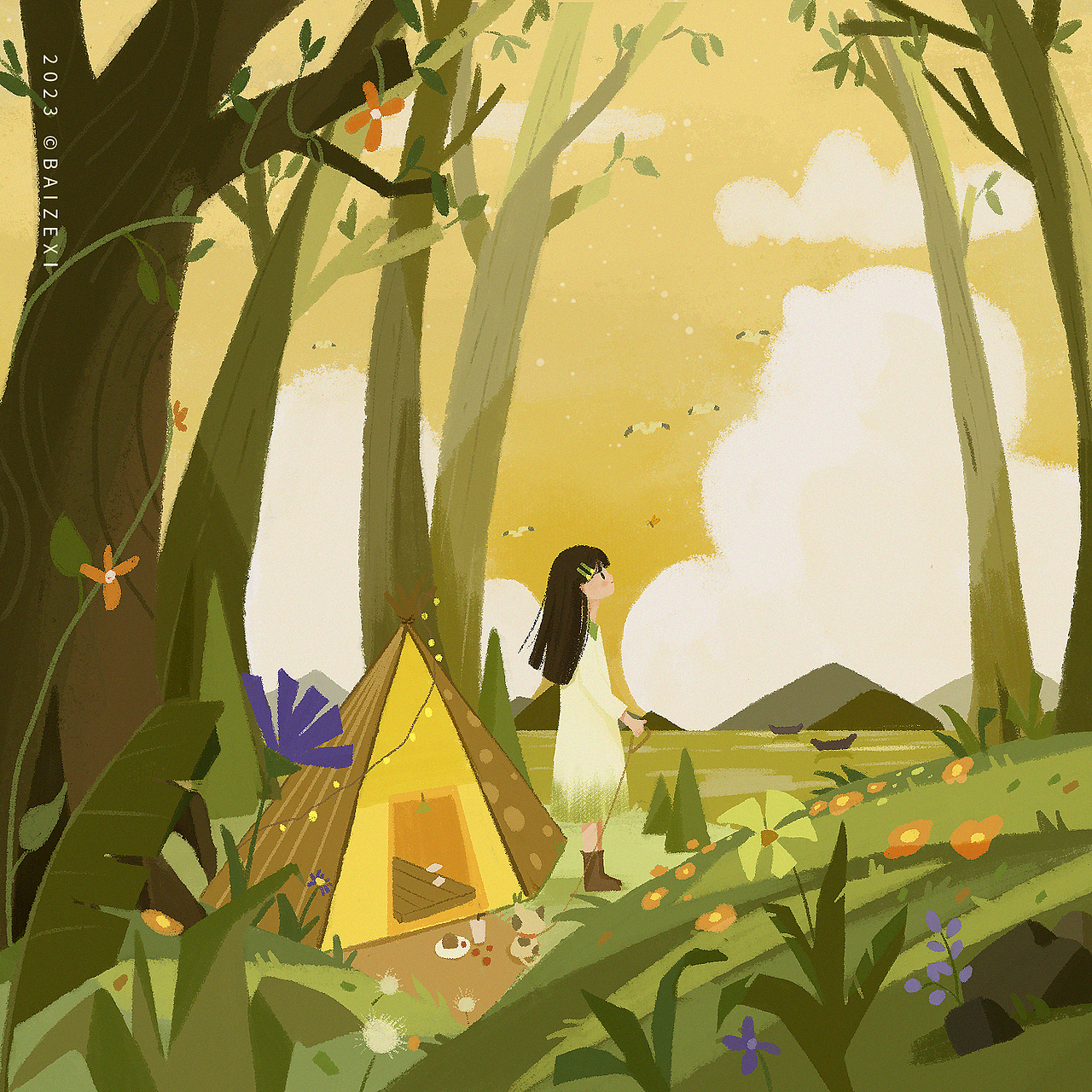 四季系列（圖ZMzU1ODYwNTU2） - 創(chuàng)作習(xí)作 - 站酷設(shè)計(jì)師白澤兮原創(chuàng)素材 - 站酷ZCOOL