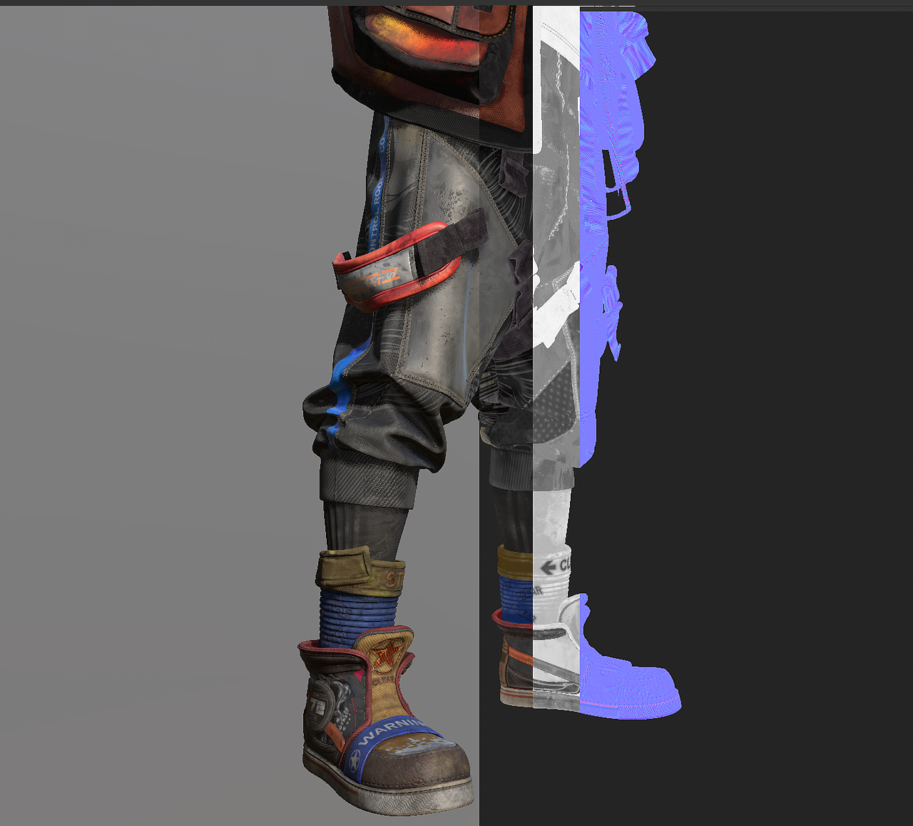 Zbrush制作概念角色——街头男孩