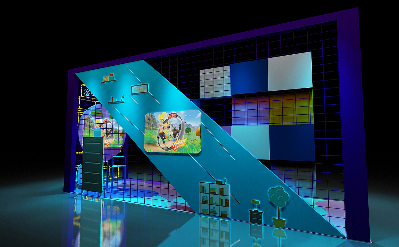 打卡点布置（图ZMzIzNzU4NzQw） - 商业空间设计 - 站酷设计师Dream一拳原创素材 - 站酷ZCOOL