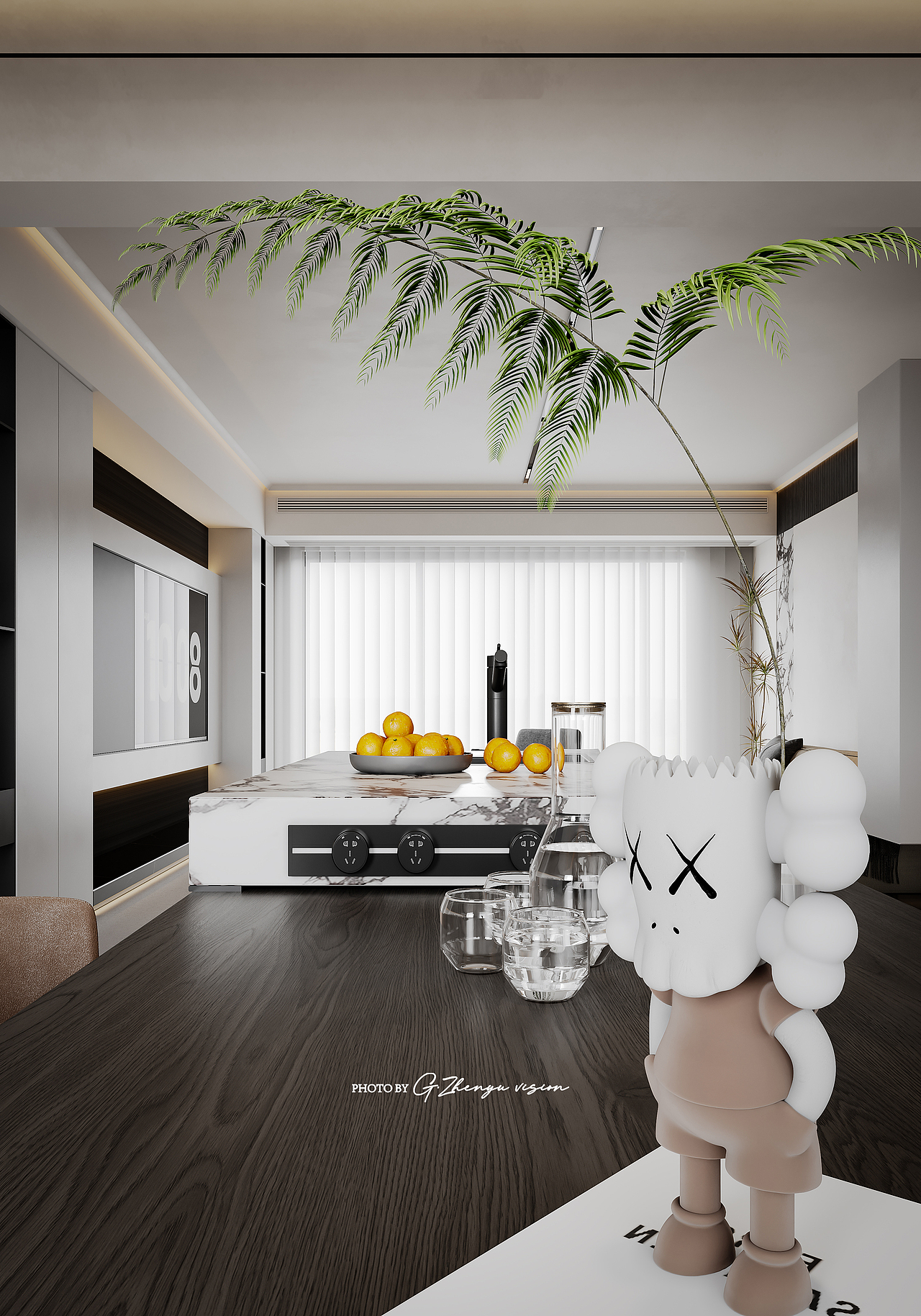 现代客餐厅（图ZMzQyMDE1OTgw） - 家装设计 - 站酷设计师天行者i原创素材 - 站酷ZCOOL