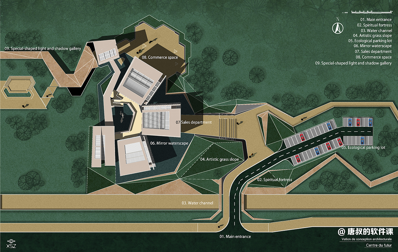 Future Center—平面图（图ZMzMwMjM4NTky） - 建筑设计 - 站酷设计师唐叔的软件课原创素材 - 站酷ZCOOL