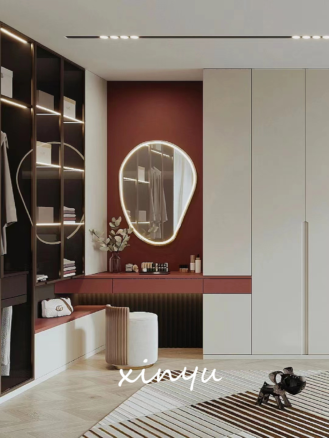 多功能衣帽间设计（图ZMzQ1MjU3MzYw） - 家装设计 - 站酷设计师Z672718029原创素材 - 站酷ZCOOL