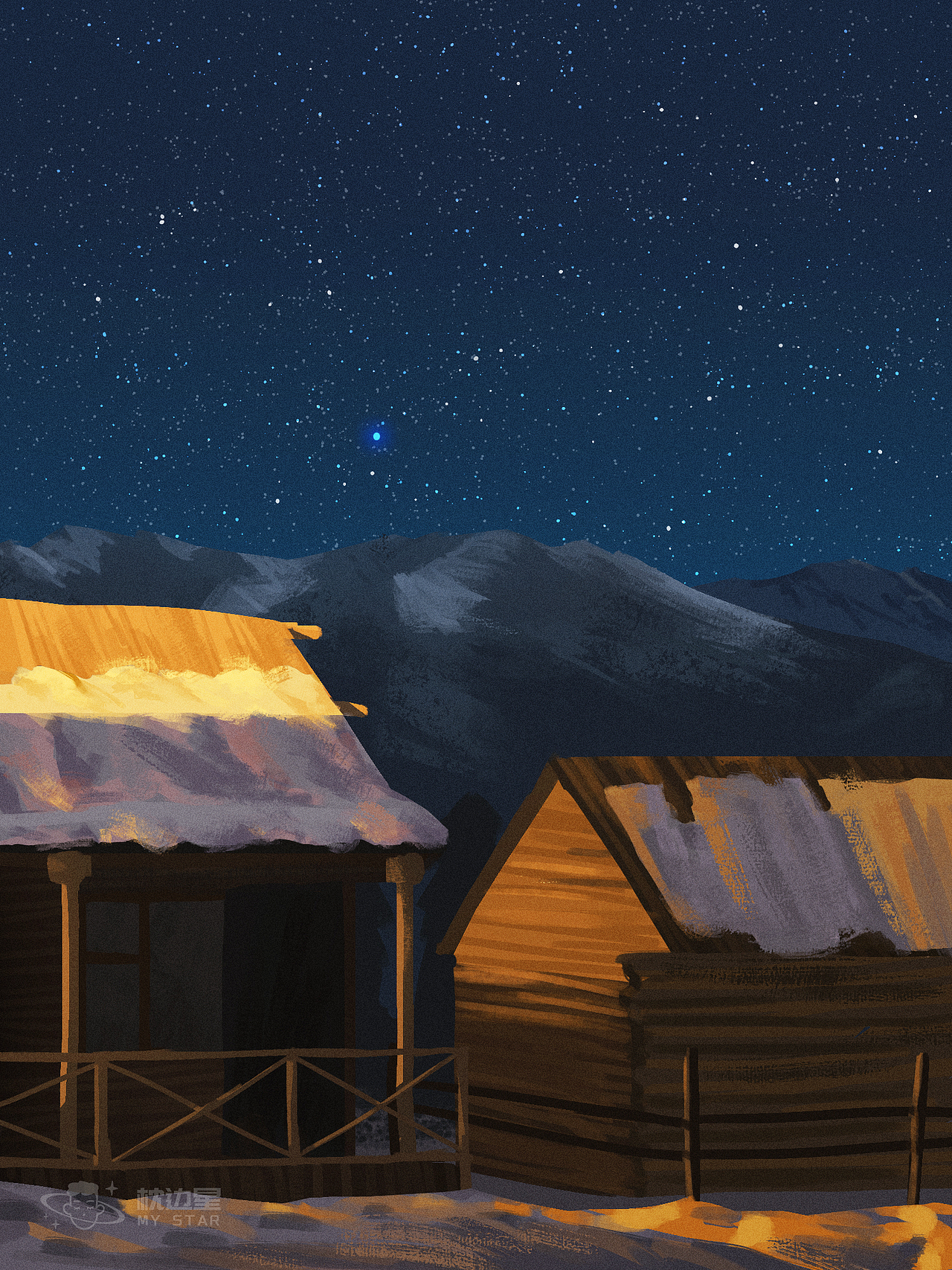 2022总结《孤独与星空》（图ZMzI1ODIyMzAw） - 创作习作 - 站酷设计师枕边星原创素材 - 站酷ZCOOL