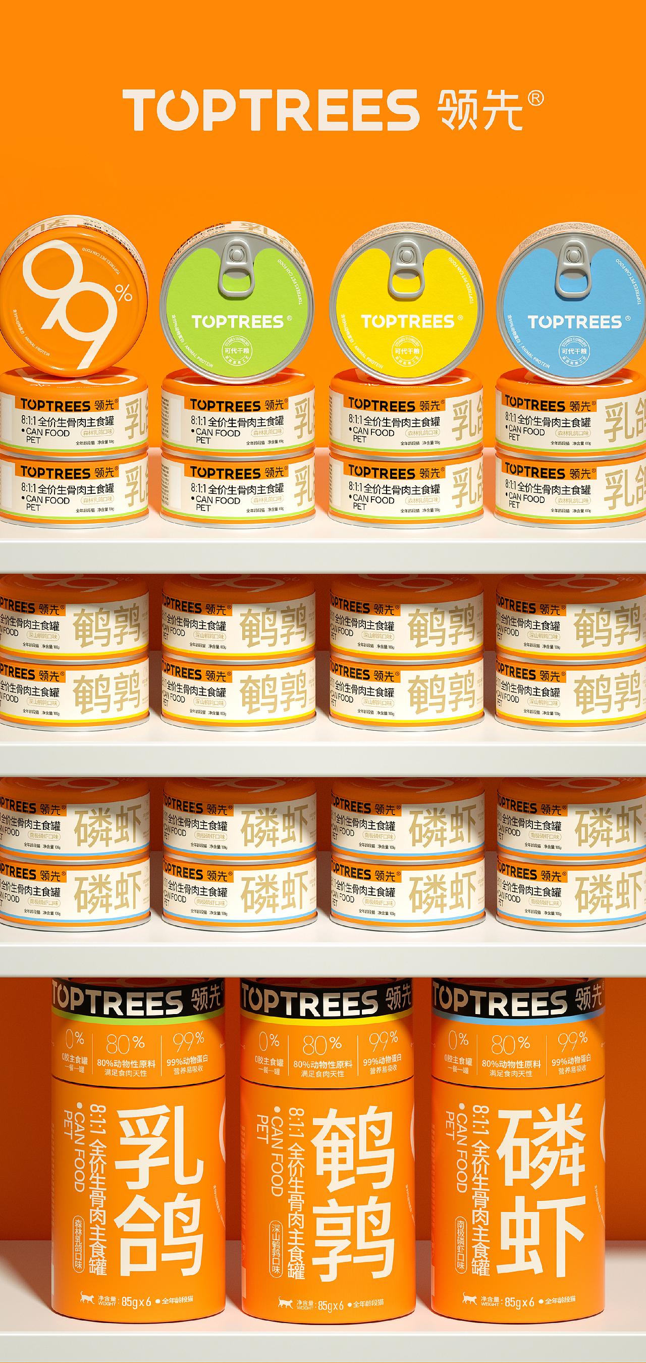 toptrees生骨肉主食罐设计（图ZMzAyODYxNDEy） - 包装 - 站酷设计师Joey张亿亿原创素材 - 站酷ZCOOL