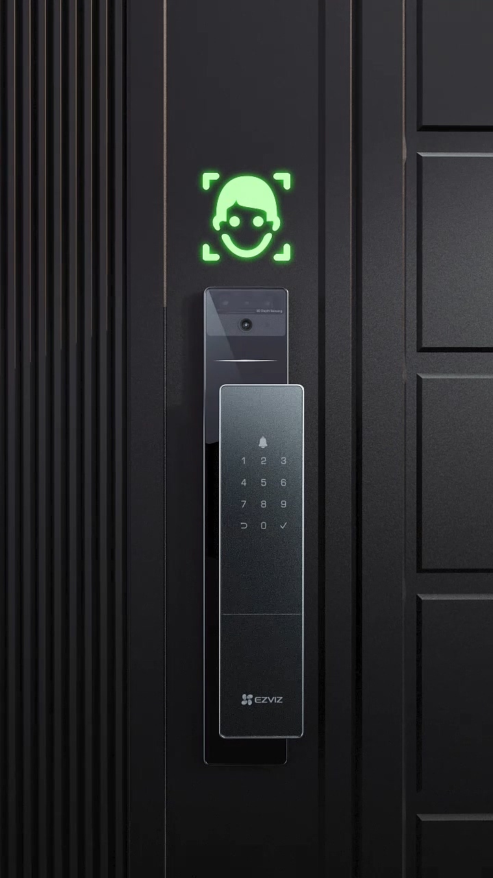 萤石DL50FVS门锁产品动画