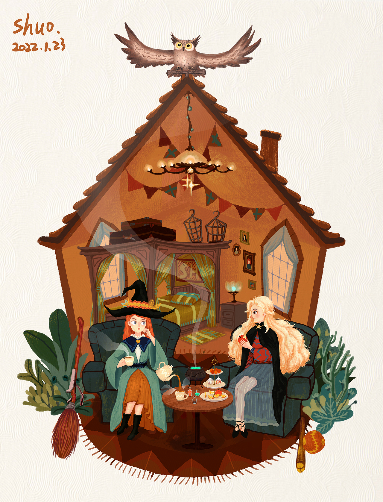 哈利波特魔法觉醒同人图 及小物品（图ZMzMyNDk2NTgw） - 创作习作 - 站酷设计师Houshuo铄原创素材 - 站酷ZCOOL