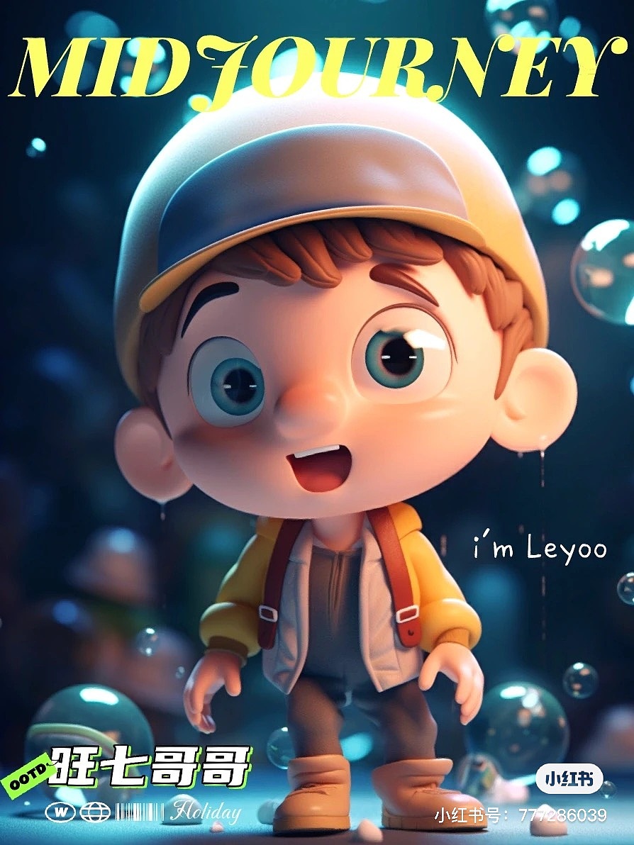 【Midjourney·2】泡泡男孩·附咒语