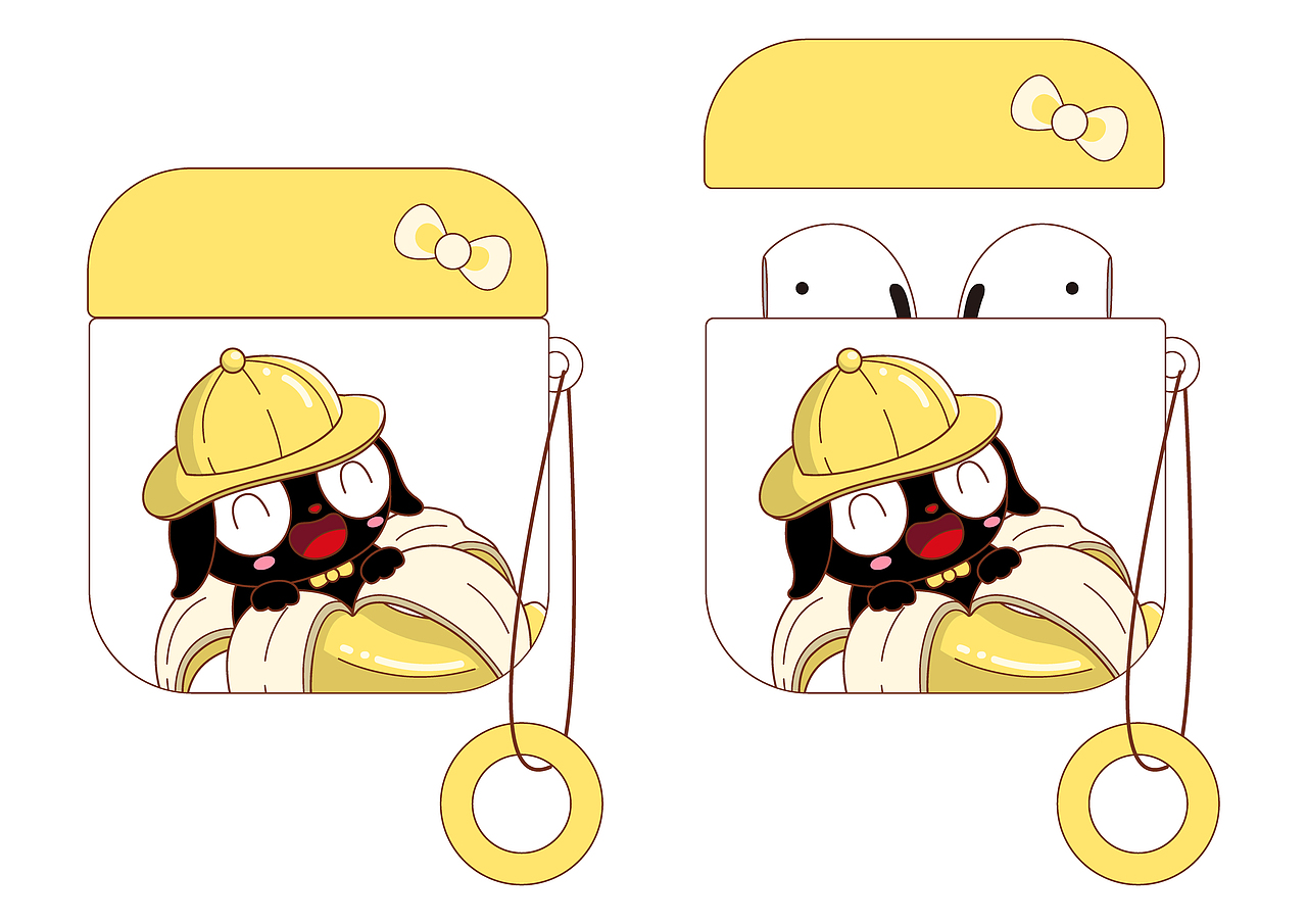 小墨耳机收纳盒（图ZMzU0MDg5NzAw） - 其他动漫 - 站酷设计师墨宝家族原创素材 - 站酷ZCOOL