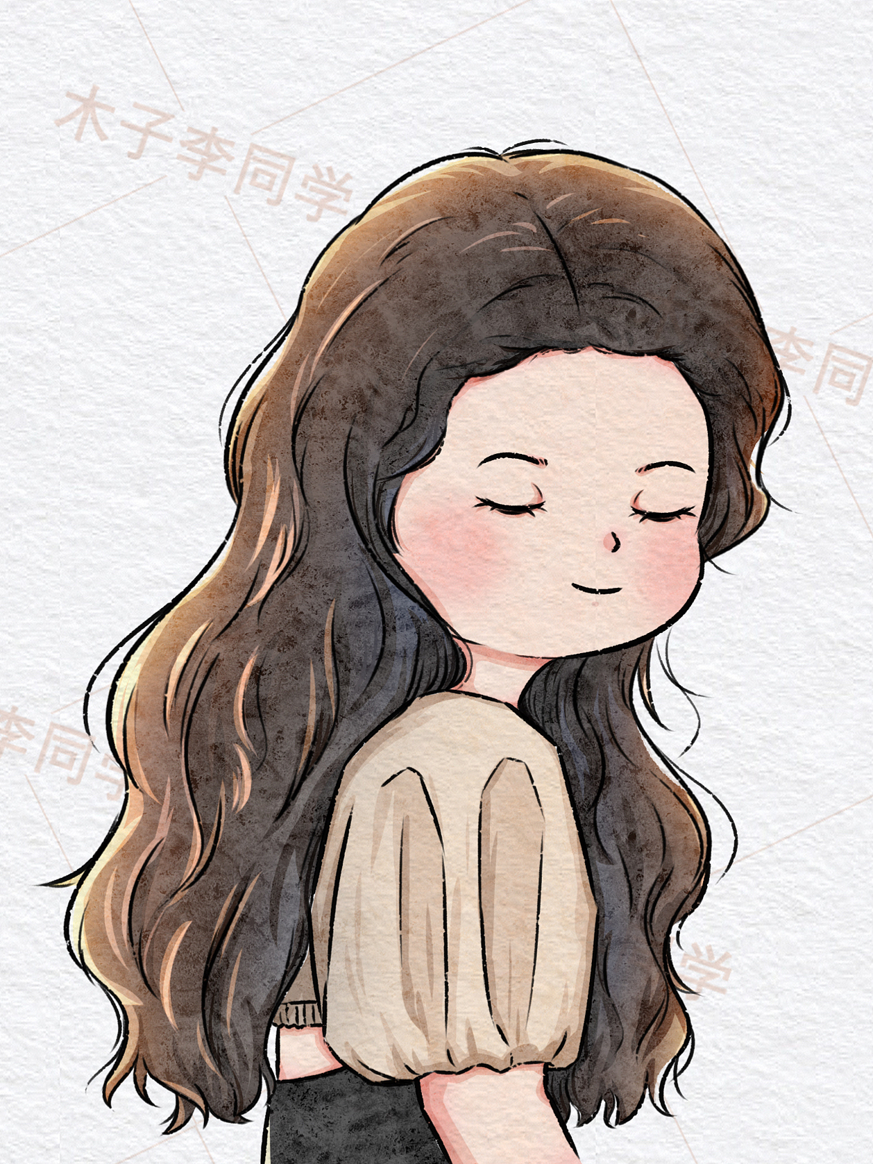 去有风的地方 | 谢之遥 x 许红豆 人物Q版头像