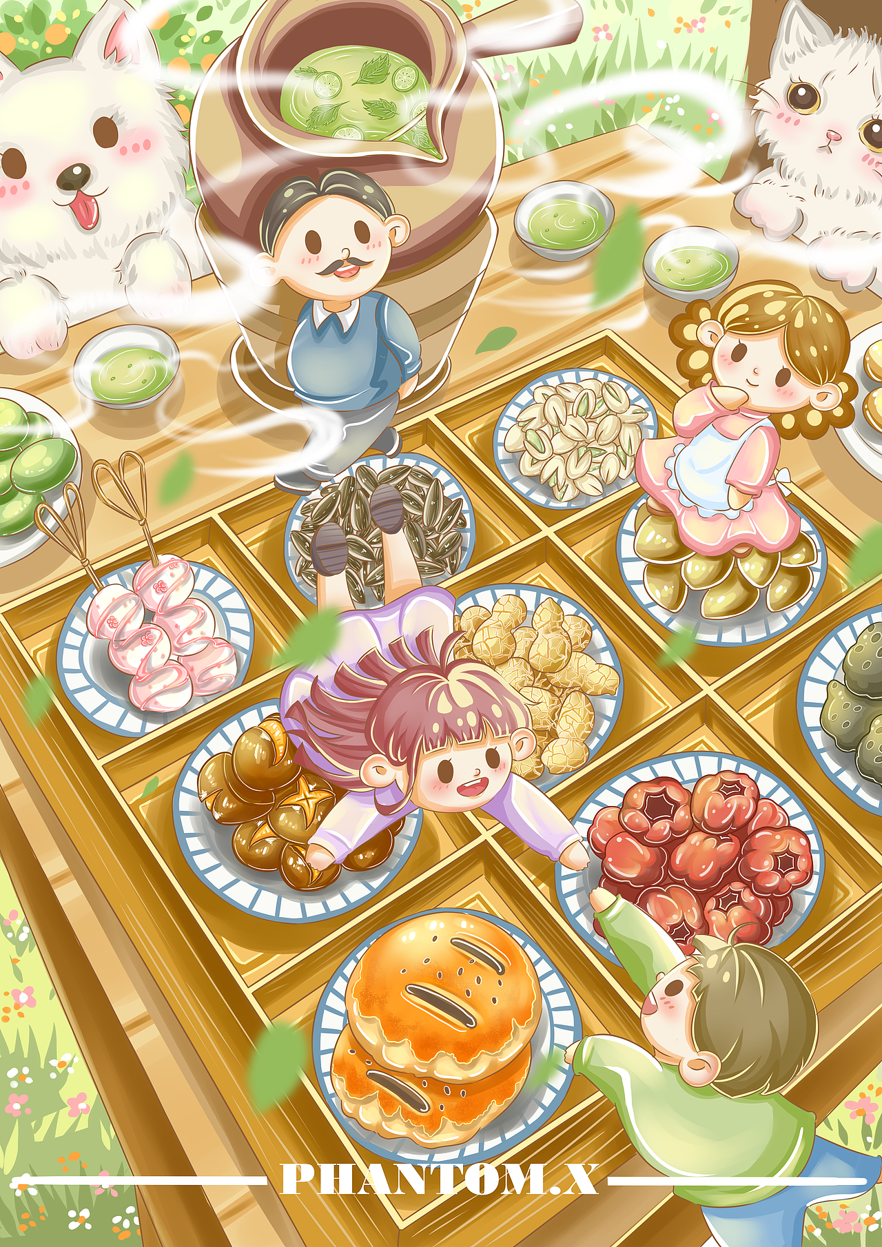 围炉煮茶（图ZMzQ0MjgxNzQ0） - 创作习作 - 站酷设计师甜口豆腐脑原创素材 - 站酷ZCOOL