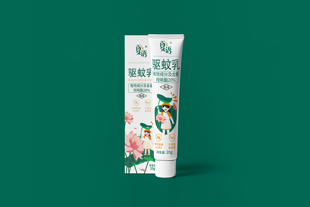 驱蚊产品「夏语」包装设计&产品单页（图ZMzQ1NTE1ODI0） - 包装 - 站酷设计师美御设计原创素材 - 站酷ZCOOL