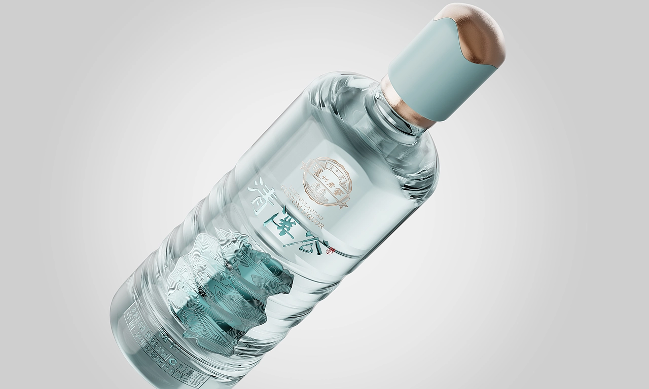 泸州老窖 白酒 酒包装设计渲染