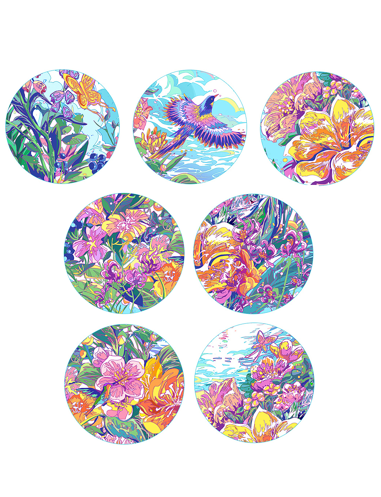 仙山玉露｜茶π的美好世界（图ZMzQxNTg2Njky） - 商业插画 - 站酷设计师冰糖珠子原创素材 - 站酷ZCOOL