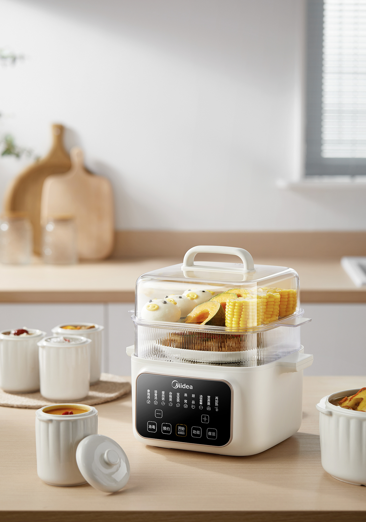 食之道|美的Midea压力锅、电饭煲、炒锅平面拍摄