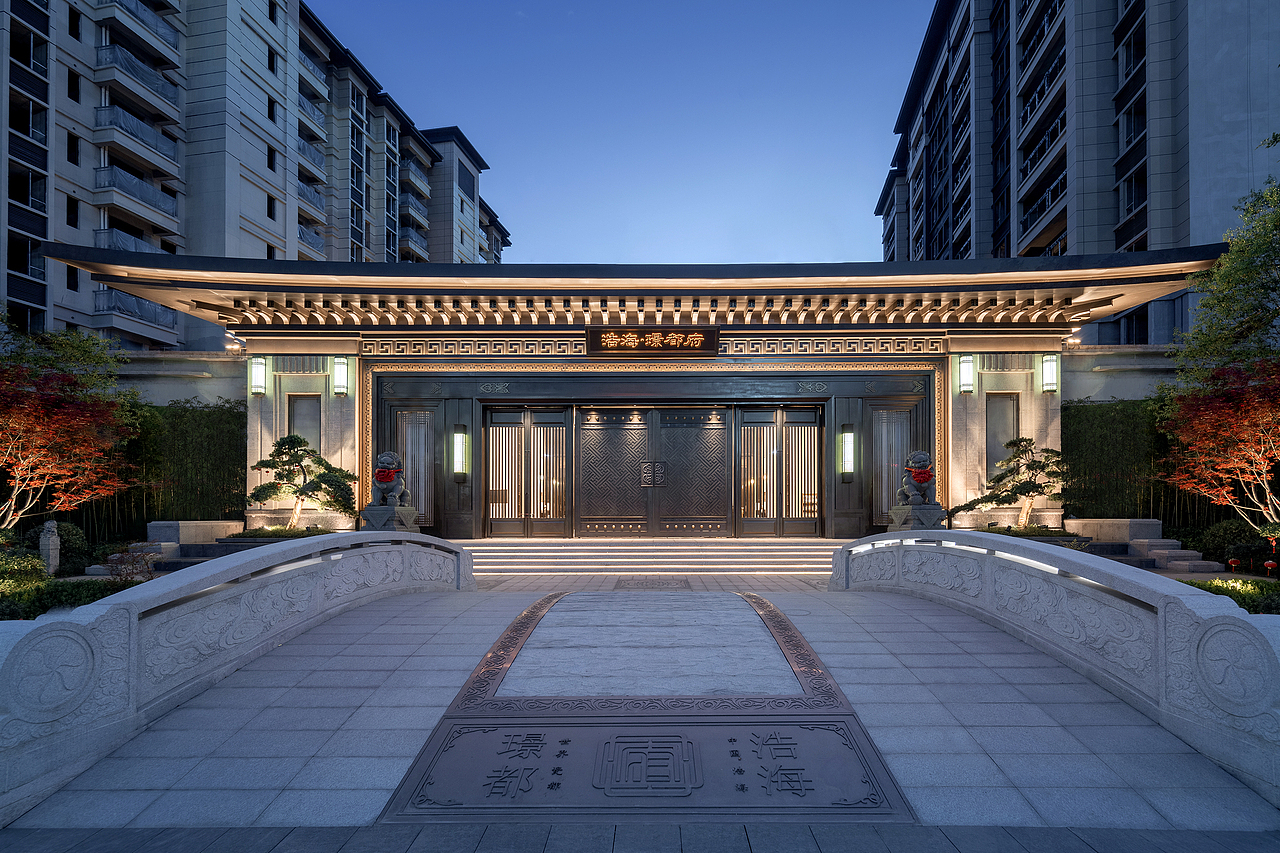 诗画江南丨景德镇浩海璟都府景观示范区（图ZMzA3Nzg1MTIw） - 景观设计 - 站酷设计师东易奇思景观设计原创素材 - 站酷ZCOOL