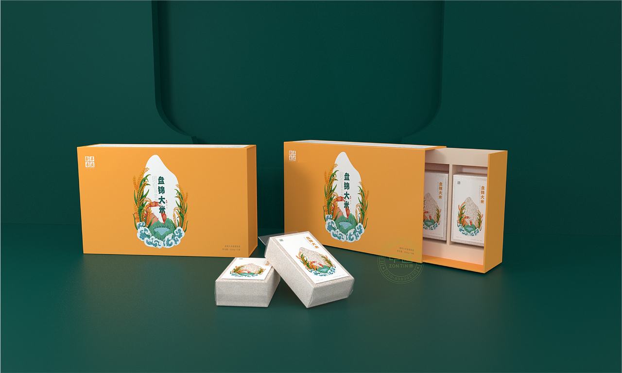 延川大米｜盘锦大米｜包装设计×中廷品牌设计（图ZMzM1MjU4NzY4） - 包装 - 站酷设计师中廷品牌设计原创素材 - 站酷ZCOOL