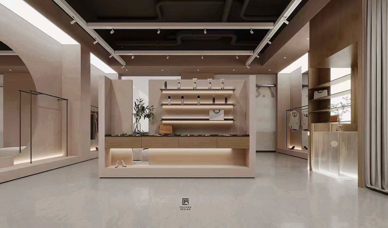 工装服装店设计案例 | 打造舒适愉悦的丰富空间（图ZMzY3NTg1NDgw） - 商业空间设计 - 站酷设计师杨桃不酸丶原创素材 - 站酷ZCOOL