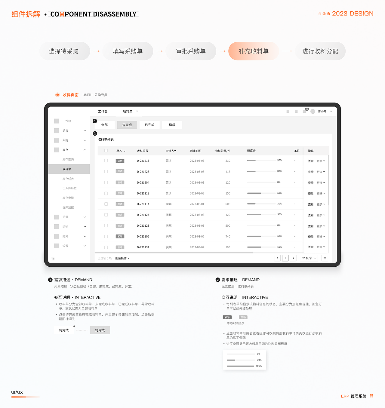 B端ERP项目|PC端+移动端