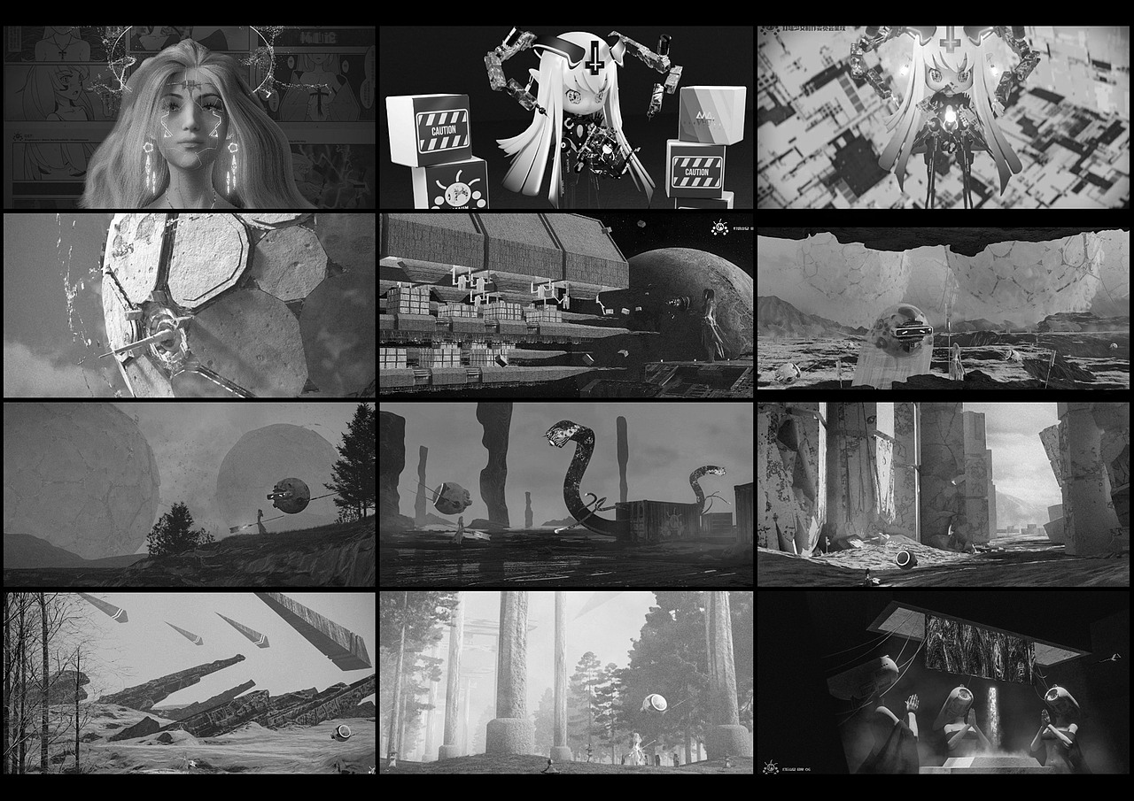 灯塔少女场景集