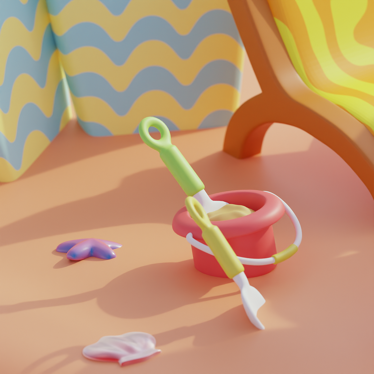 Blender春日创作打卡挑战-07椰子岛（图ZMzM1ODI0MDI0） - 场景 - 站酷设计师always幼林原创素材 - 站酷ZCOOL