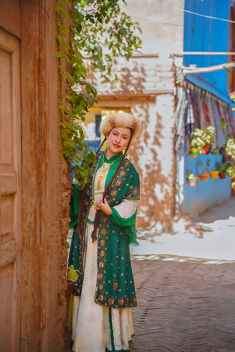 喀什旅拍～绿衣古丽