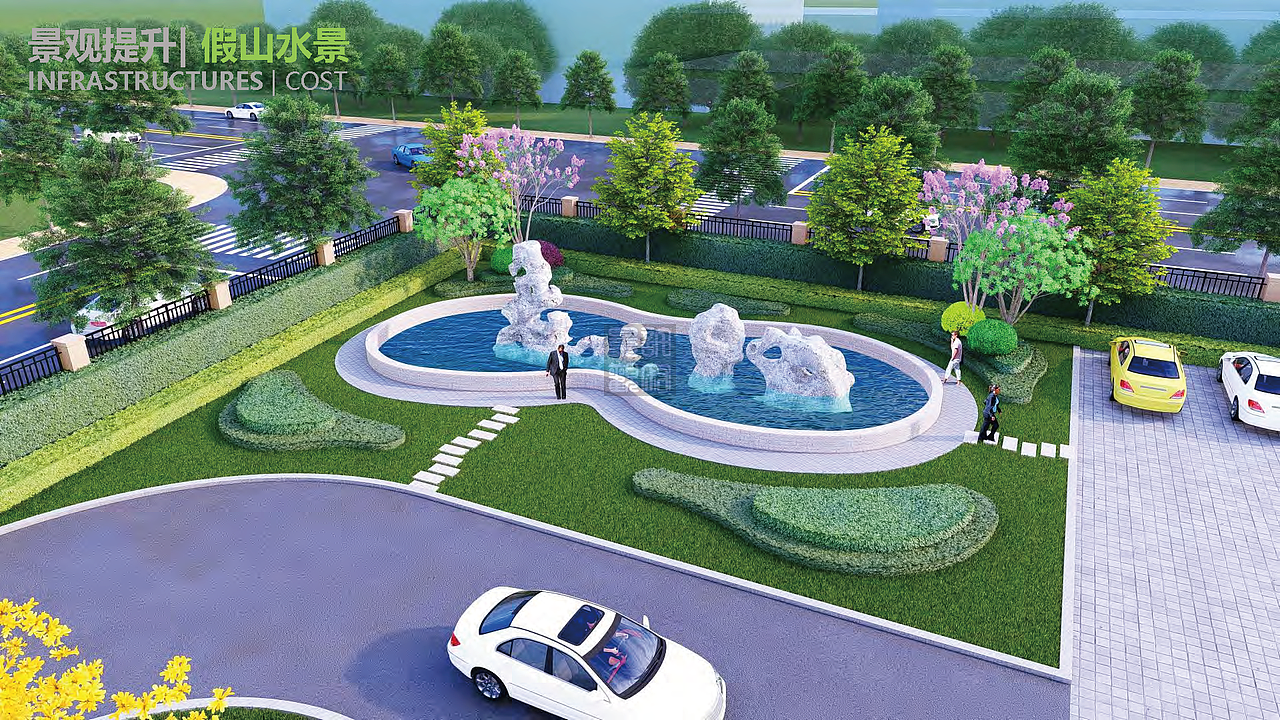 【侘寂景观】温氏牧业景观提升项目 绿化景观设计方案2