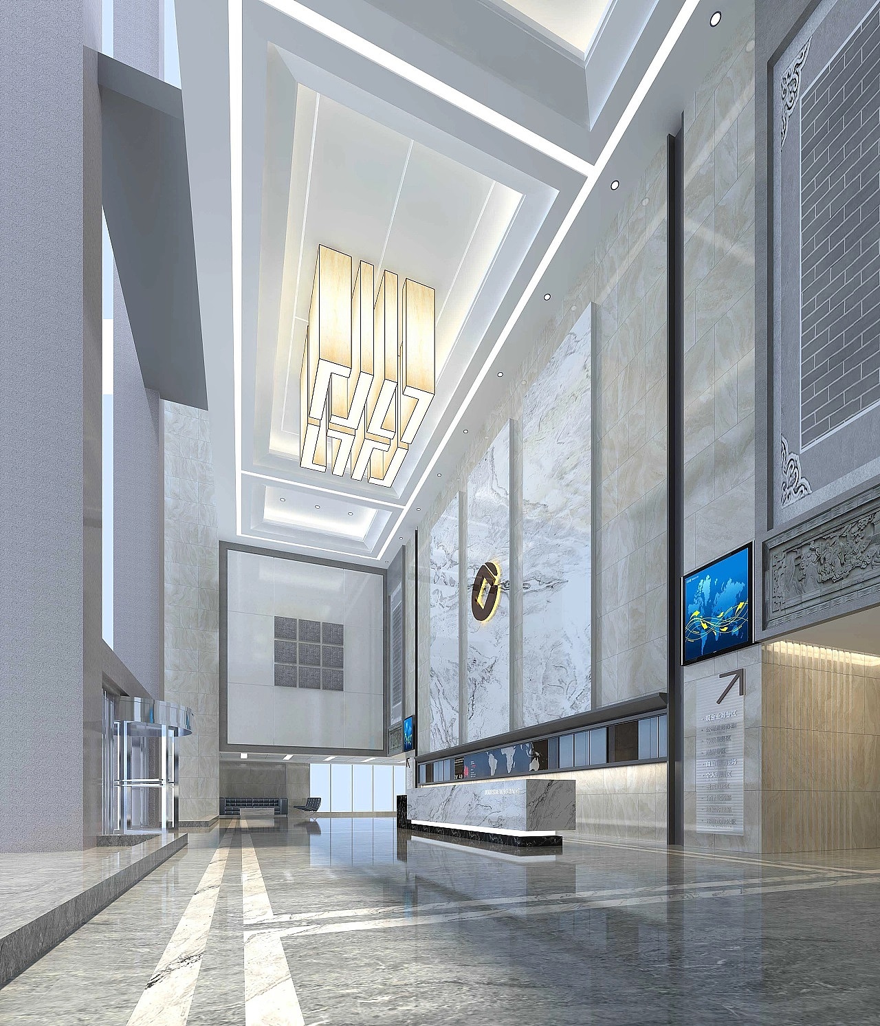 建设银行创意空间规划效果图方案（图ZMzAxMDM1MjQw） - 商业空间设计 - 站酷设计师智创多媒体科技原创素材 - 站酷ZCOOL