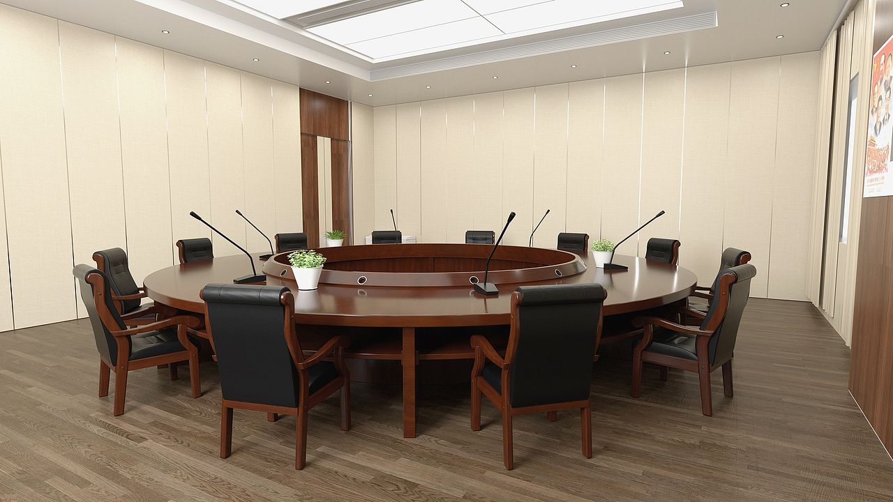 【油漆桌椅-产品渲染】